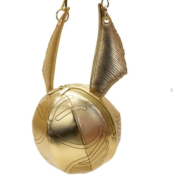 Loungefly Harry Potter Golden Snitch Crossbody Bag - Picture 6 of 9